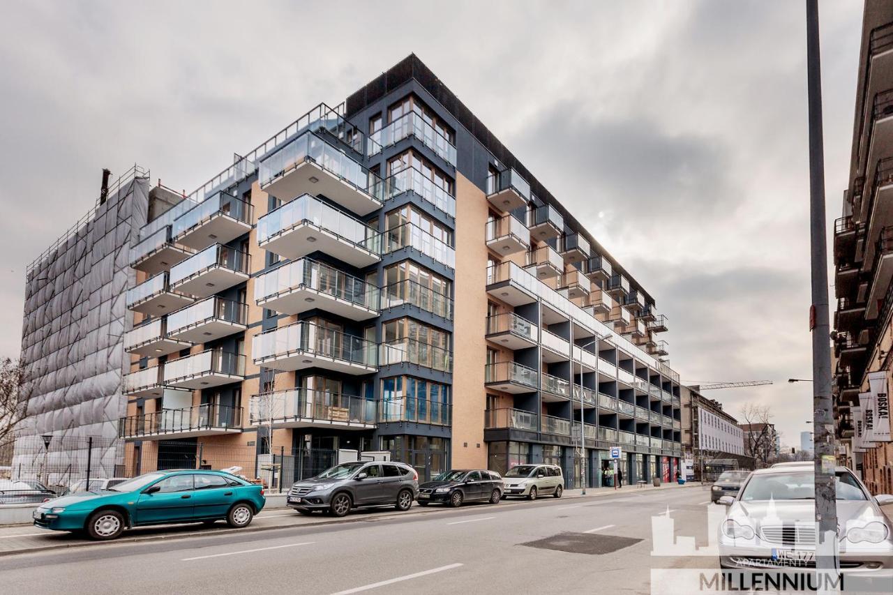 Millennium Manufaktura Blue Apartman Varsó Kültér fotó