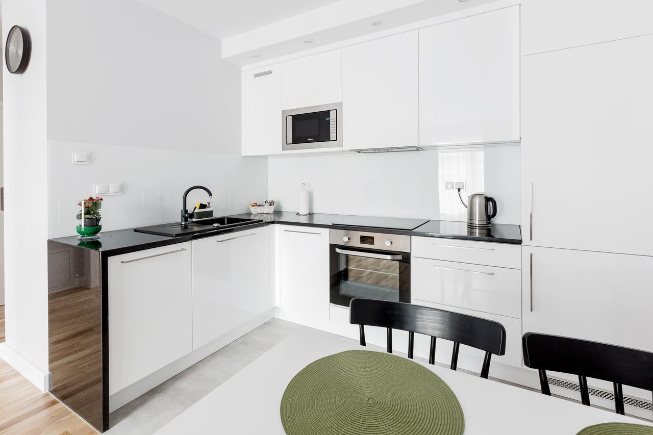 Millennium Manufaktura Blue Apartman Varsó Kültér fotó